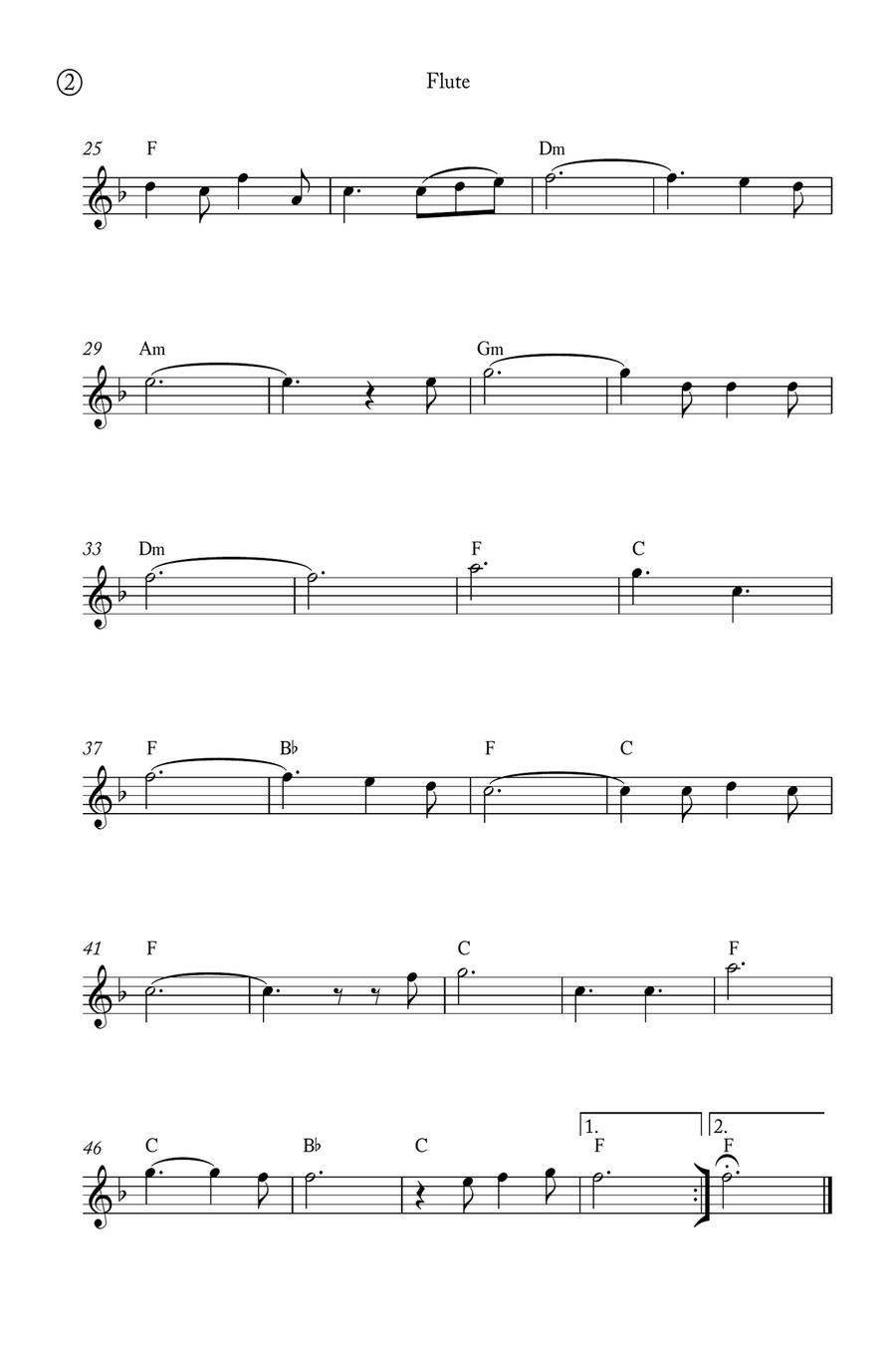 Oh Holy night Woodwind Duet scores gallery preview page 5