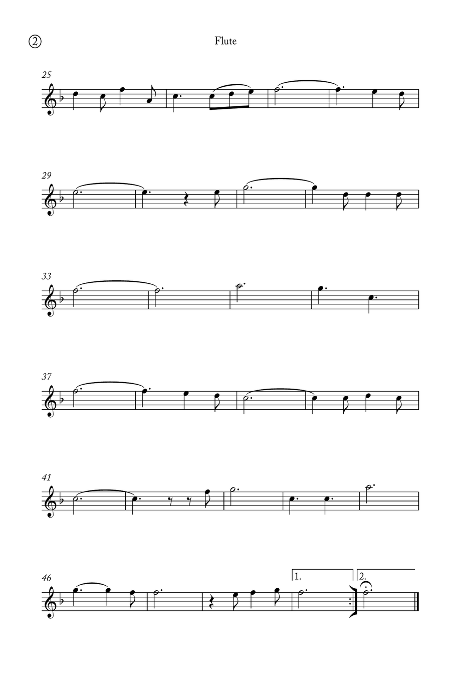 Oh Holy night Woodwind Duet scores gallery preview page 5