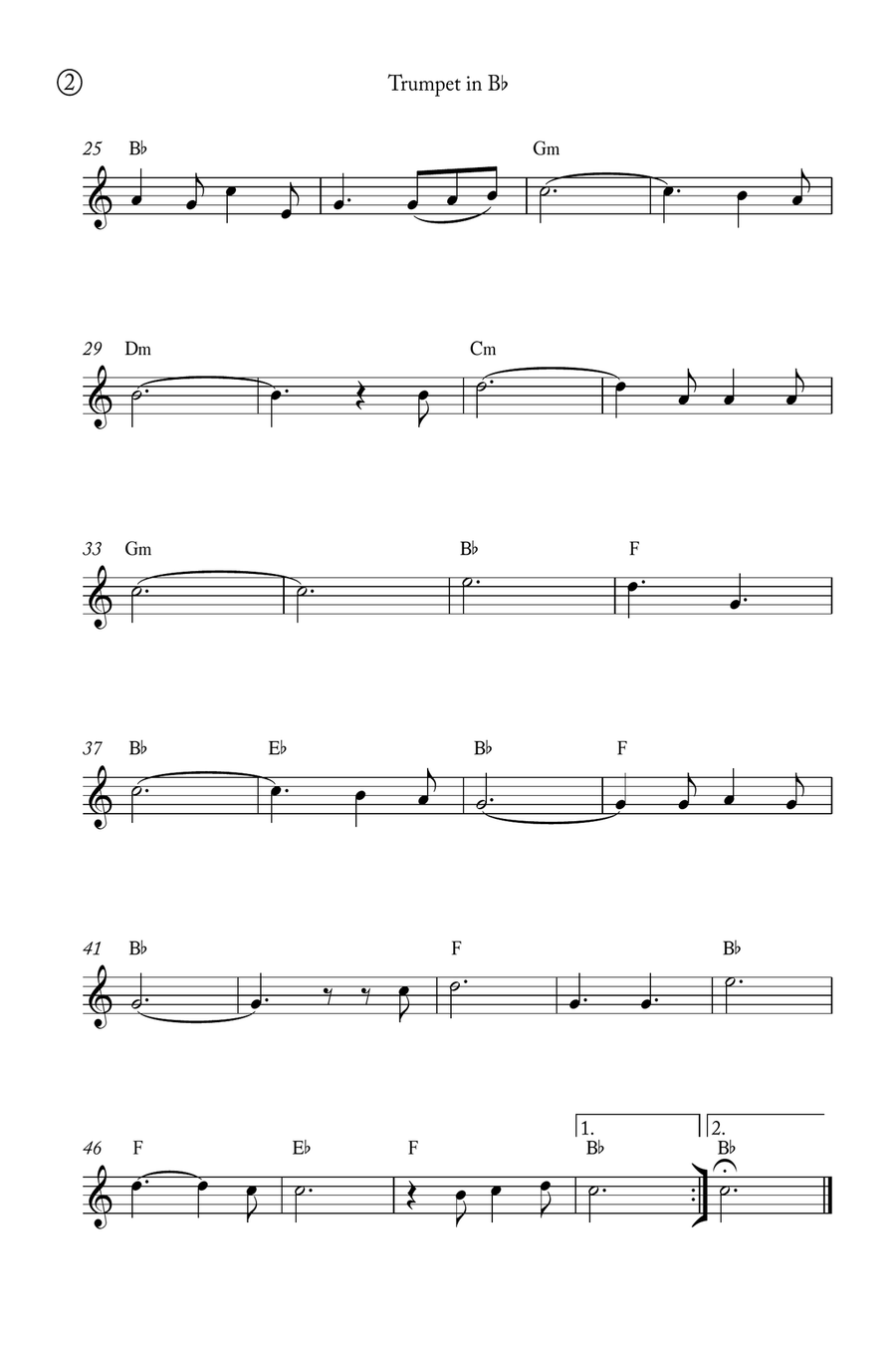 Oh Holy night Brass Duet scores gallery preview page 5