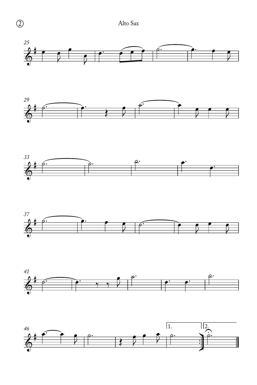 Oh Holy night Woodwind Duet scores gallery preview page 5
