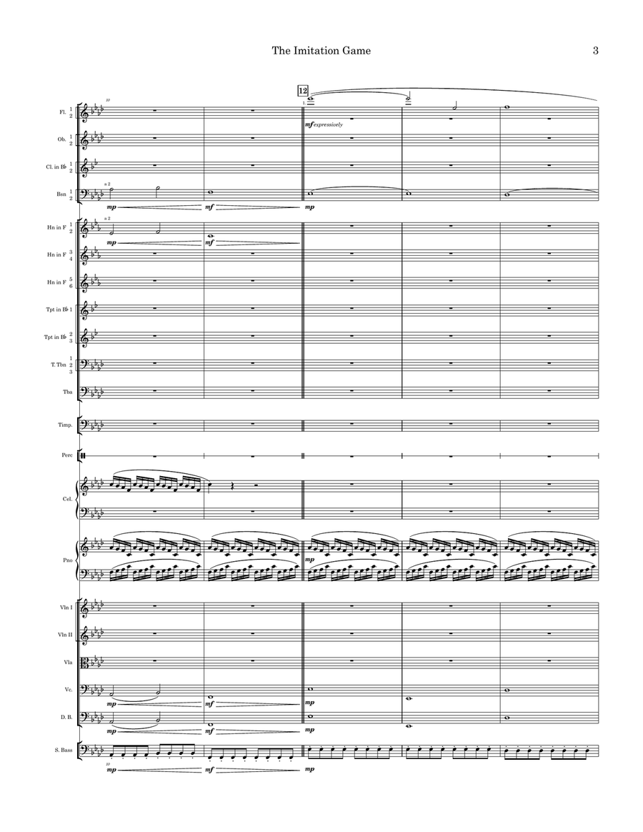 The Imitation Game The Imitation Game Full Orchestra scores gallery preview page 3