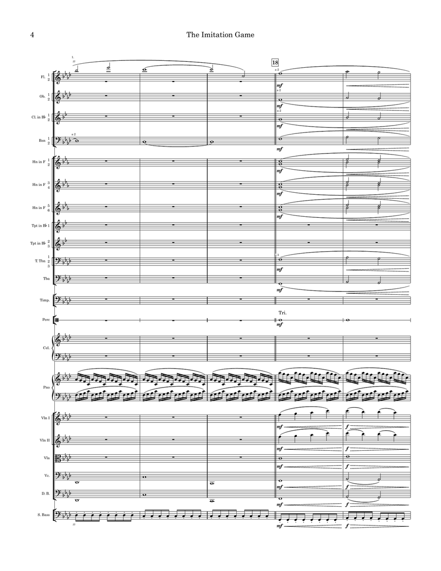 The Imitation Game The Imitation Game Full Orchestra scores gallery preview page 4