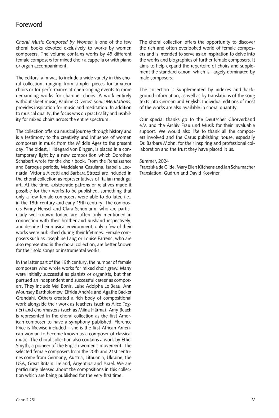 Choral Music Composed by Women Divisi scores gallery preview page 6