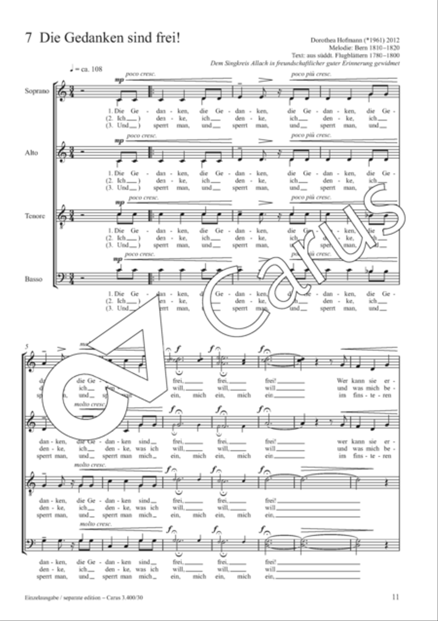 Choral Music Composed by Women Divisi scores gallery preview page 10