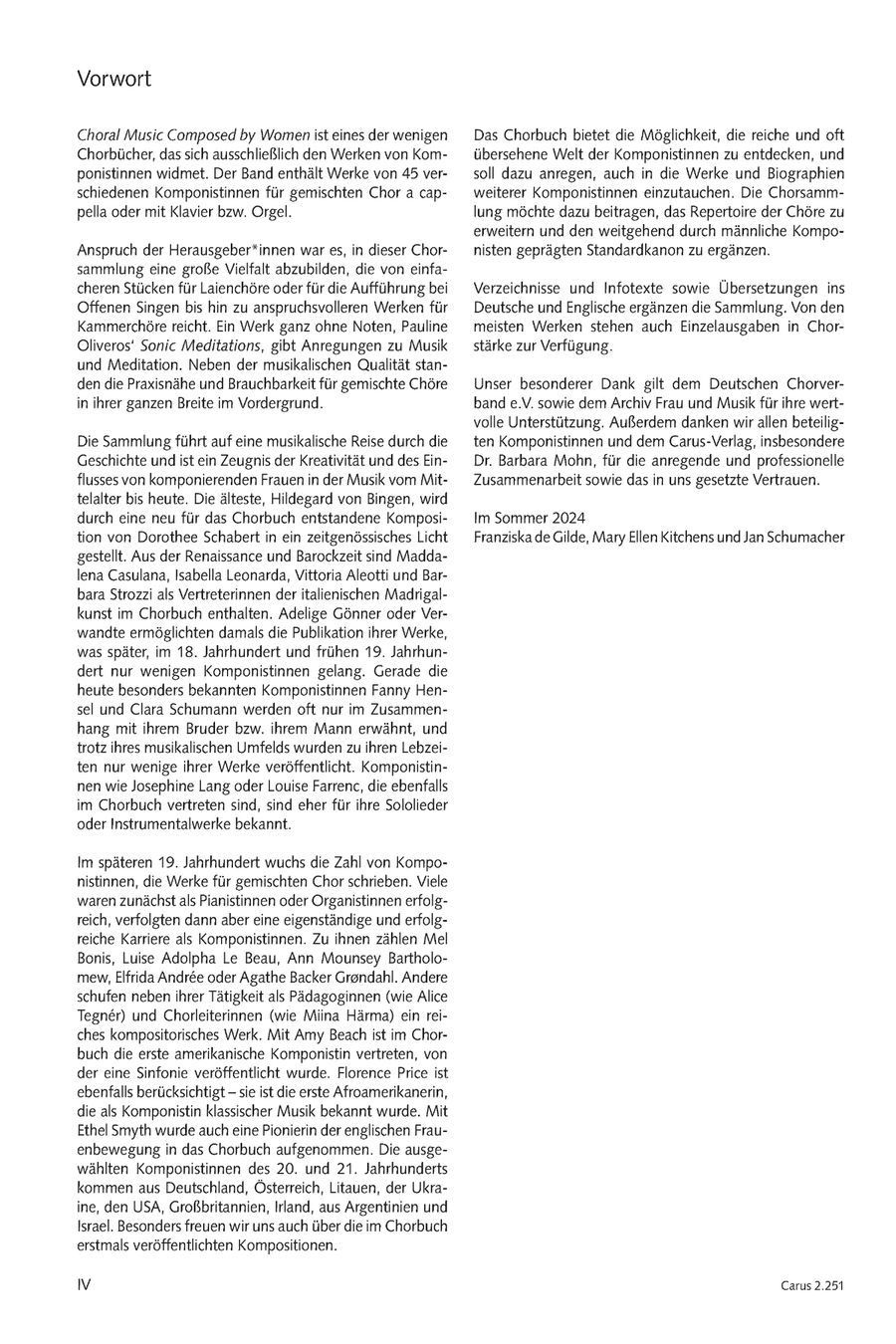 Choral Music Composed by Women Divisi scores gallery preview page 5