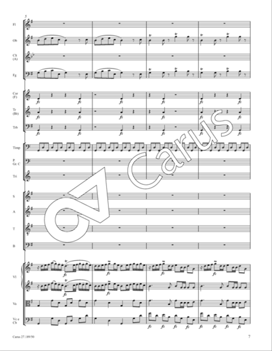 Te Deum Te Deum 4-Part scores gallery preview page 8