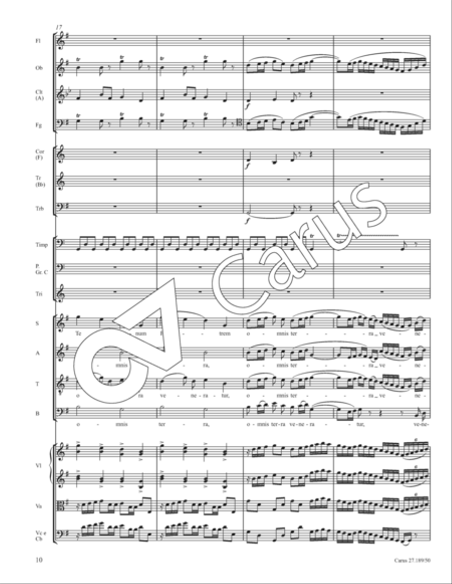 Te Deum Te Deum 4-Part scores gallery preview page 11