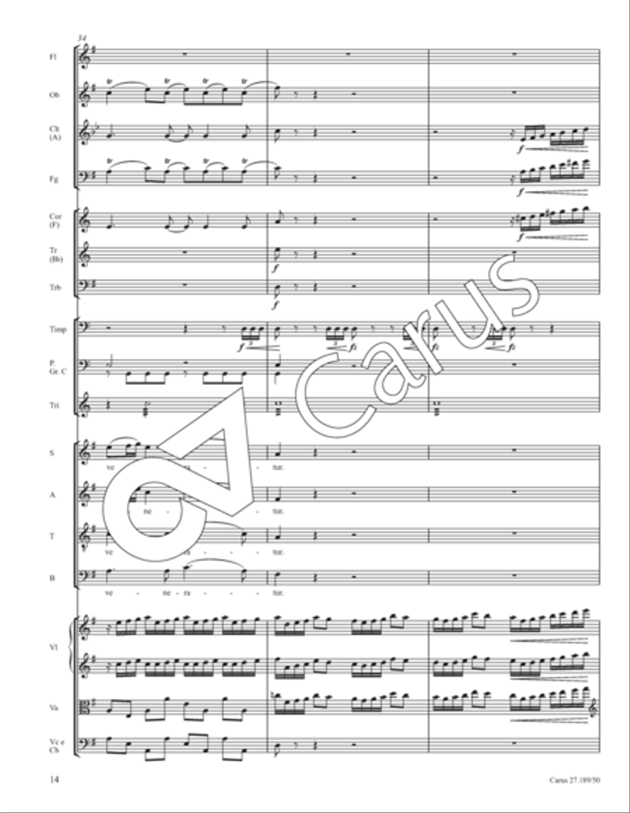 Te Deum Te Deum 4-Part scores gallery preview page 15