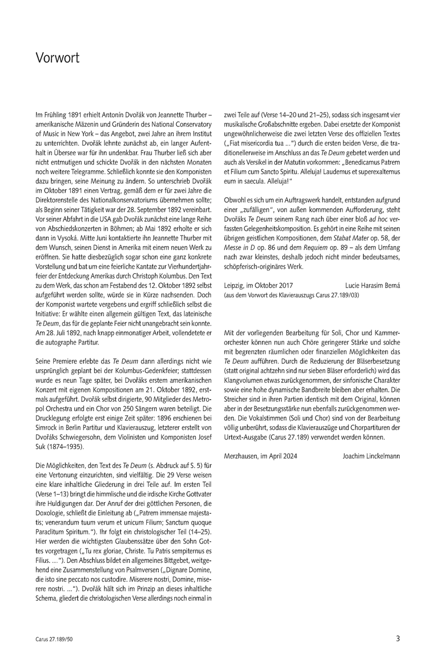 Te Deum Te Deum 4-Part scores gallery preview page 4