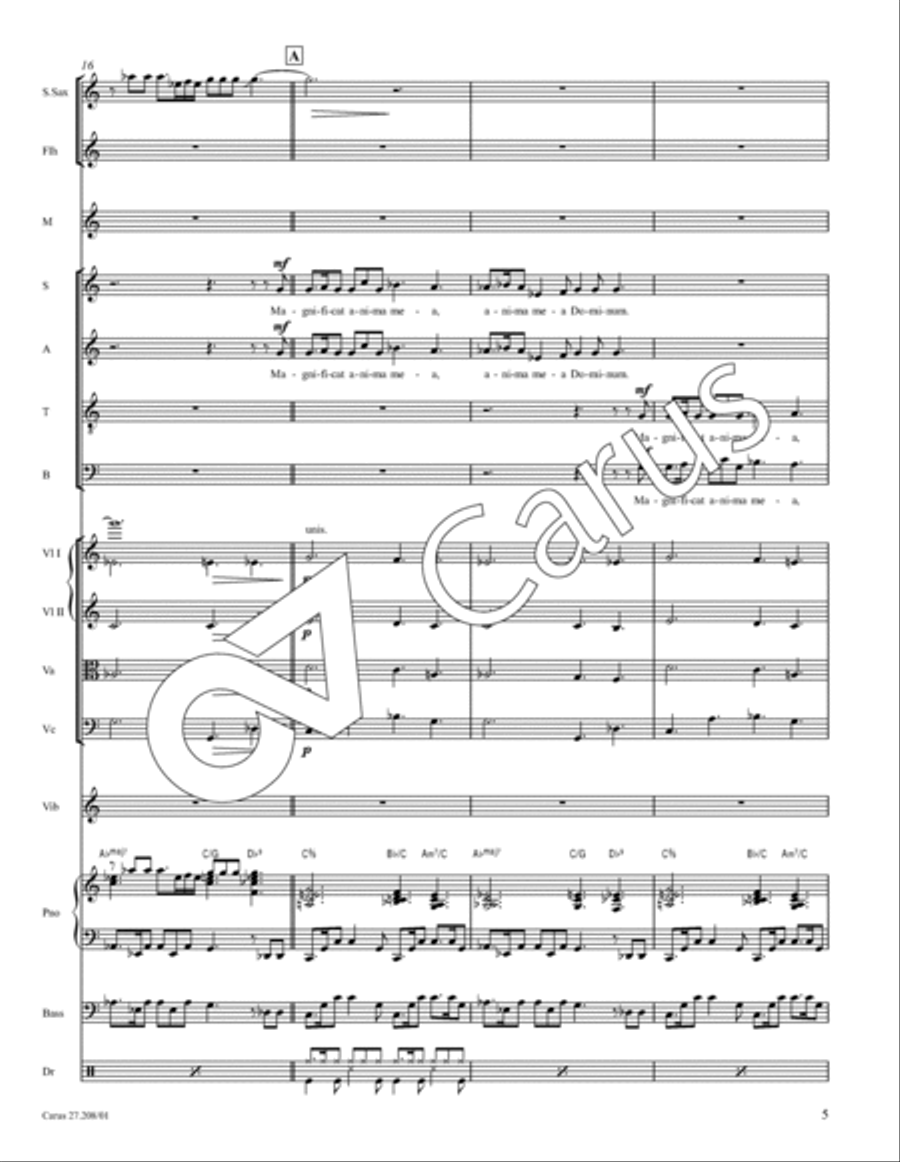 Magnificat Magnificat 4-Part scores gallery preview page 12