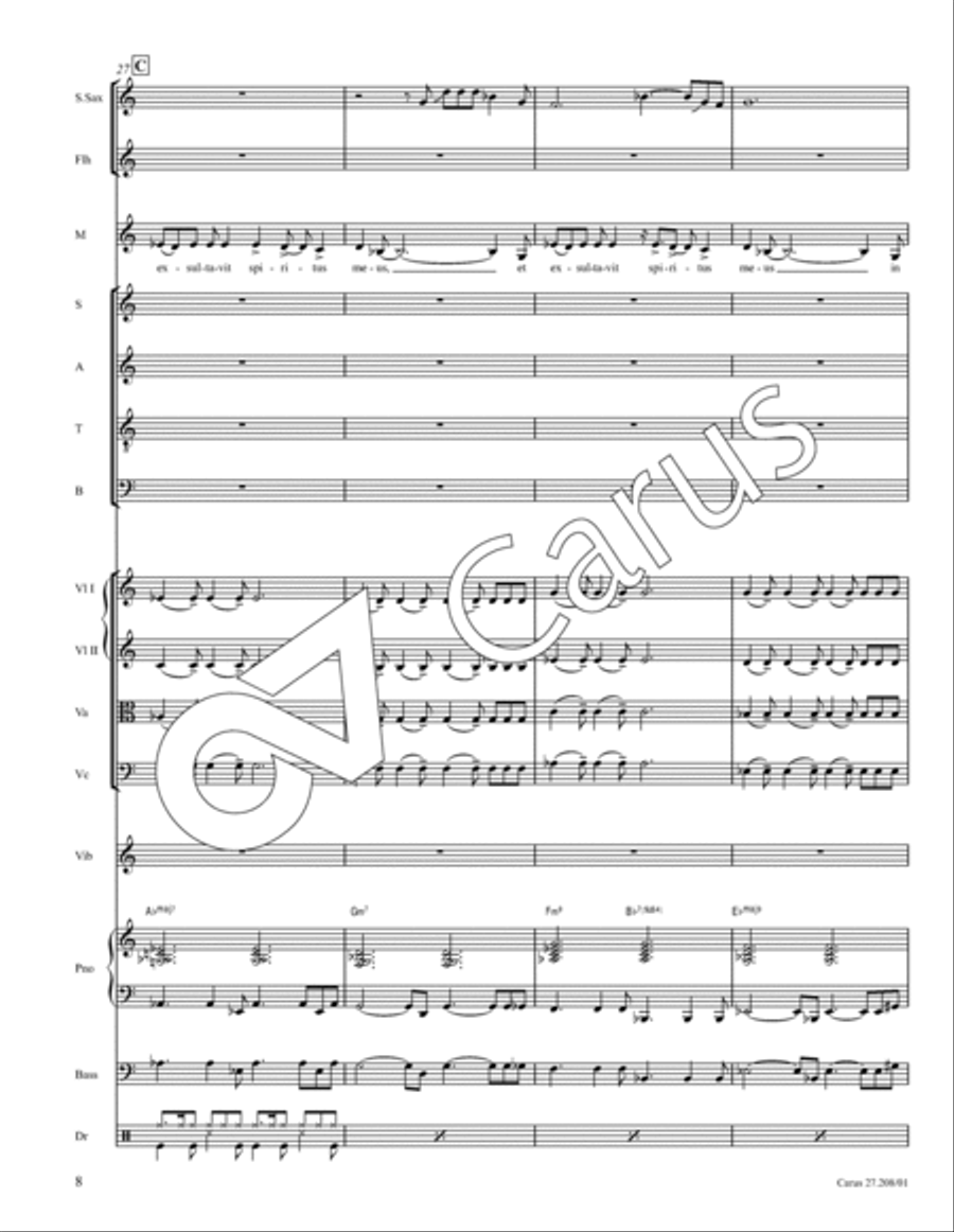 Magnificat Magnificat 4-Part scores gallery preview page 15