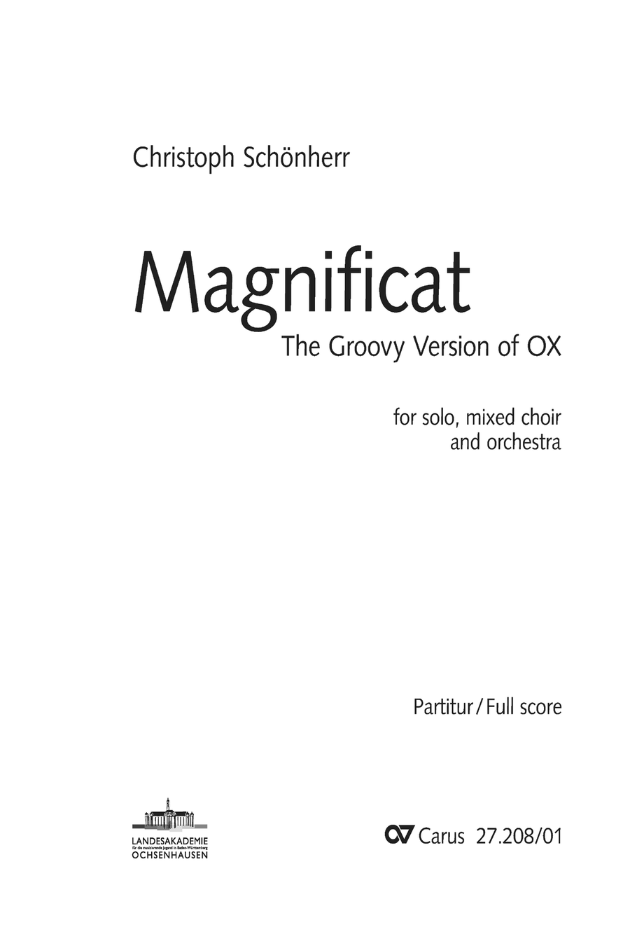 Magnificat Magnificat 4-Part scores gallery preview page 2