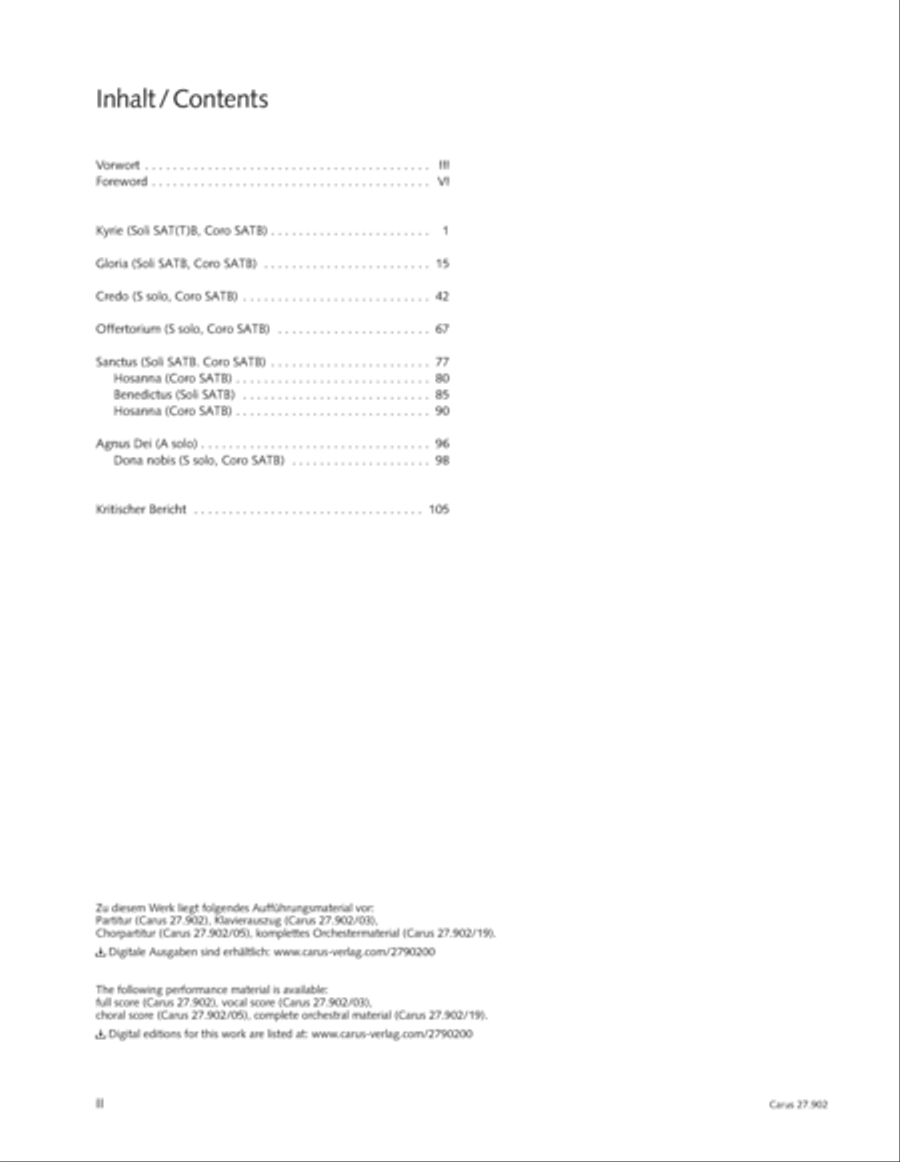 Missa sancta No. 2 Missa sancta No. 2 4-Part scores gallery preview page 3