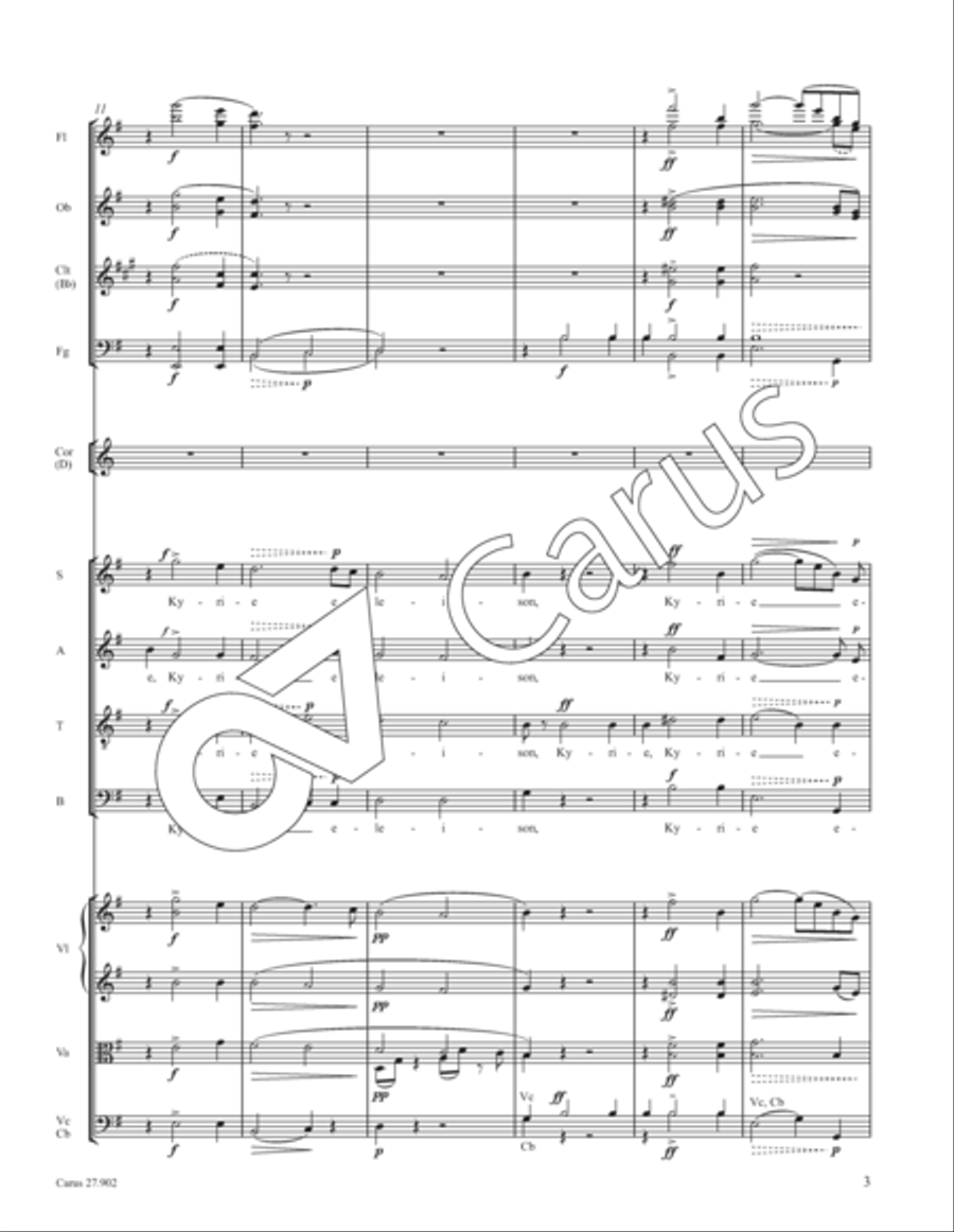 Missa sancta No. 2 Missa sancta No. 2 4-Part scores gallery preview page 12