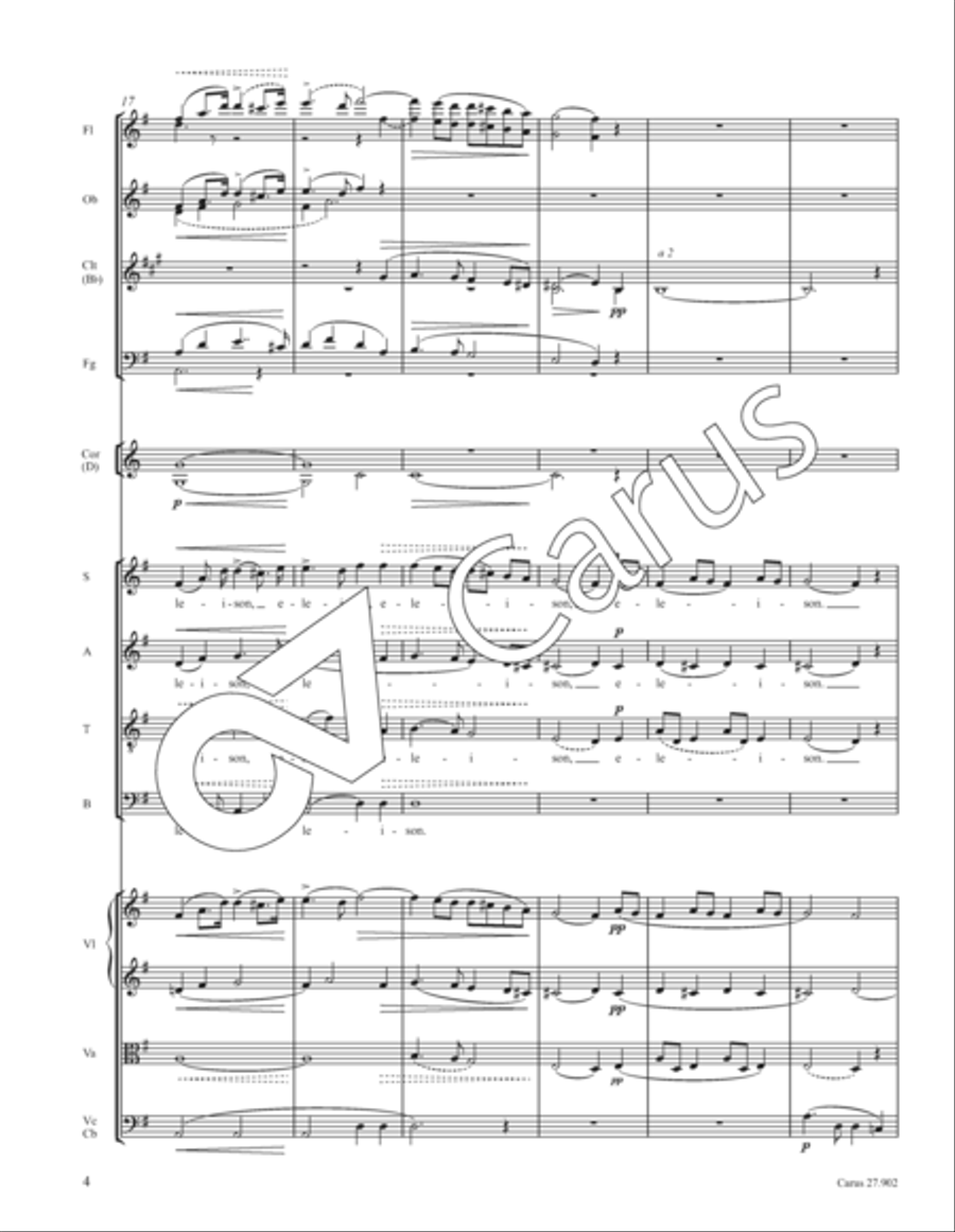 Missa sancta No. 2 Missa sancta No. 2 4-Part scores gallery preview page 13