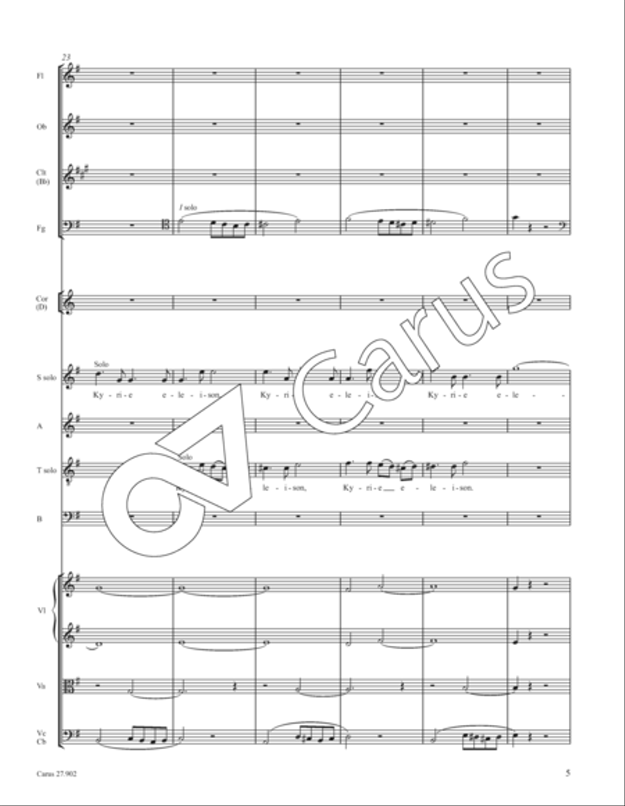 Missa sancta No. 2 Missa sancta No. 2 4-Part scores gallery preview page 14