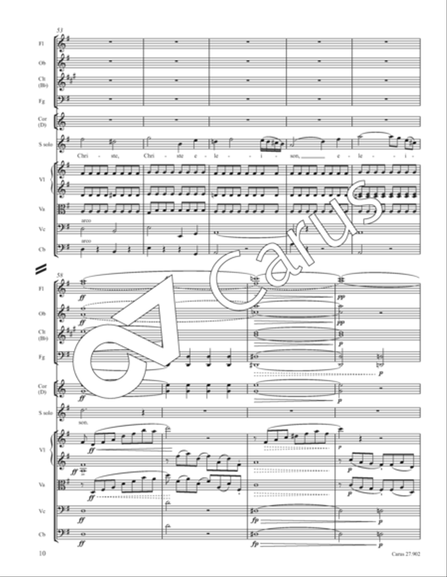 Missa sancta No. 2 Missa sancta No. 2 4-Part scores gallery preview page 19