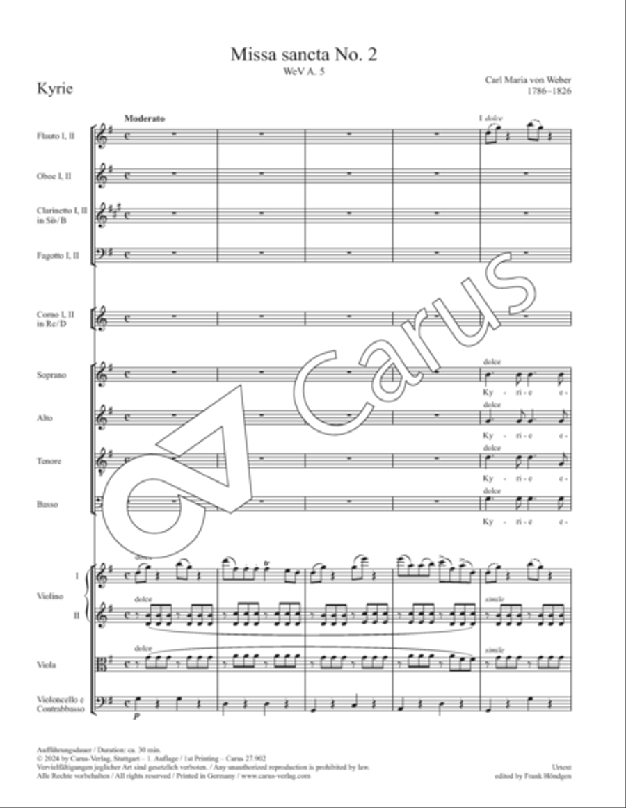 Missa sancta No. 2 Missa sancta No. 2 4-Part scores gallery preview page 10