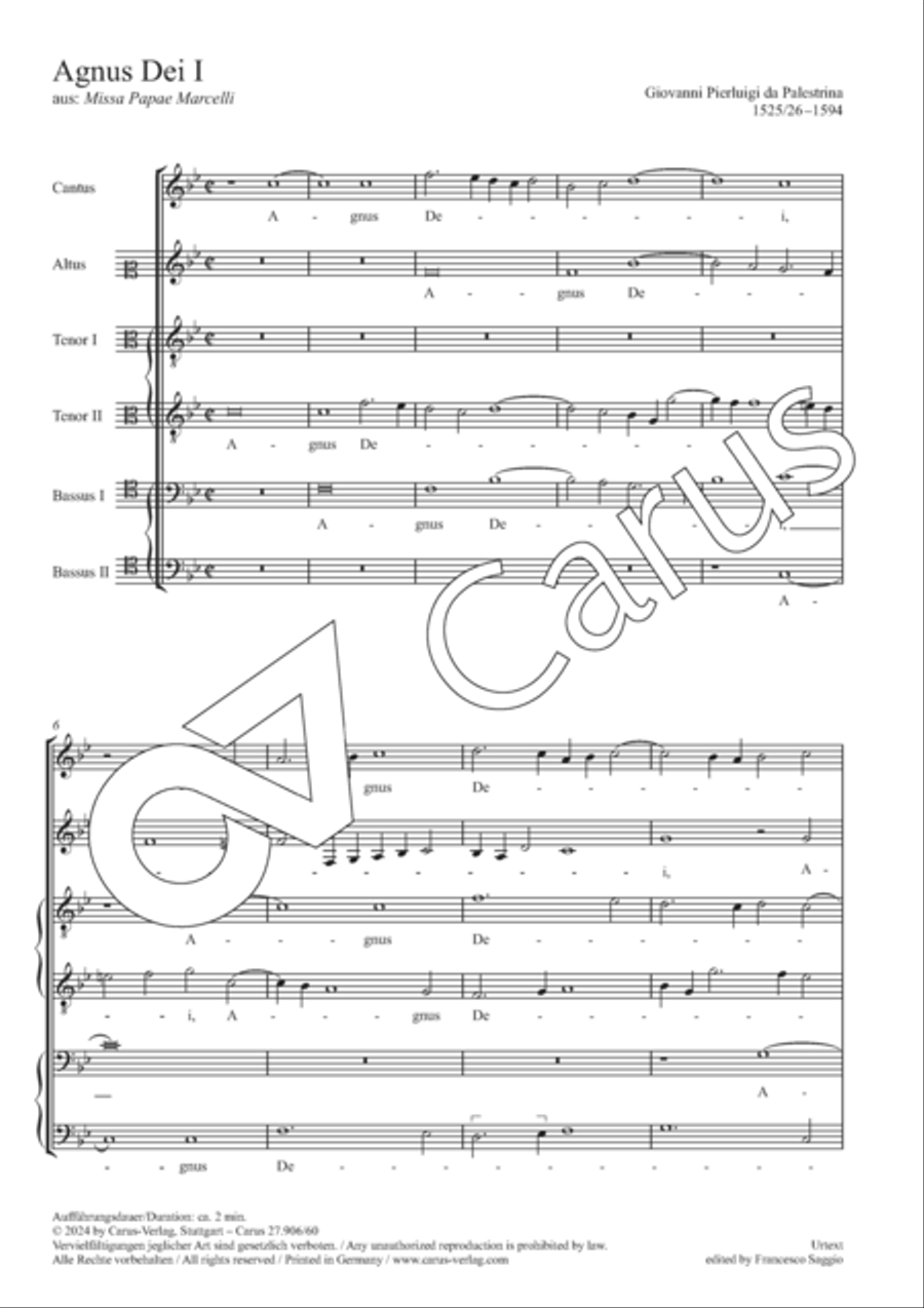 Agnus Dei I Agnus Dei I Choir scores gallery preview page 2