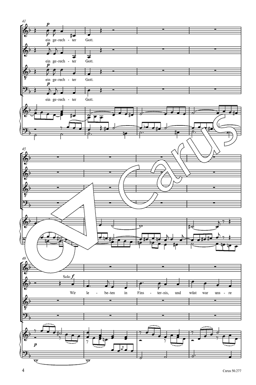 Cantate Cantate 4-Part scores gallery preview page 5