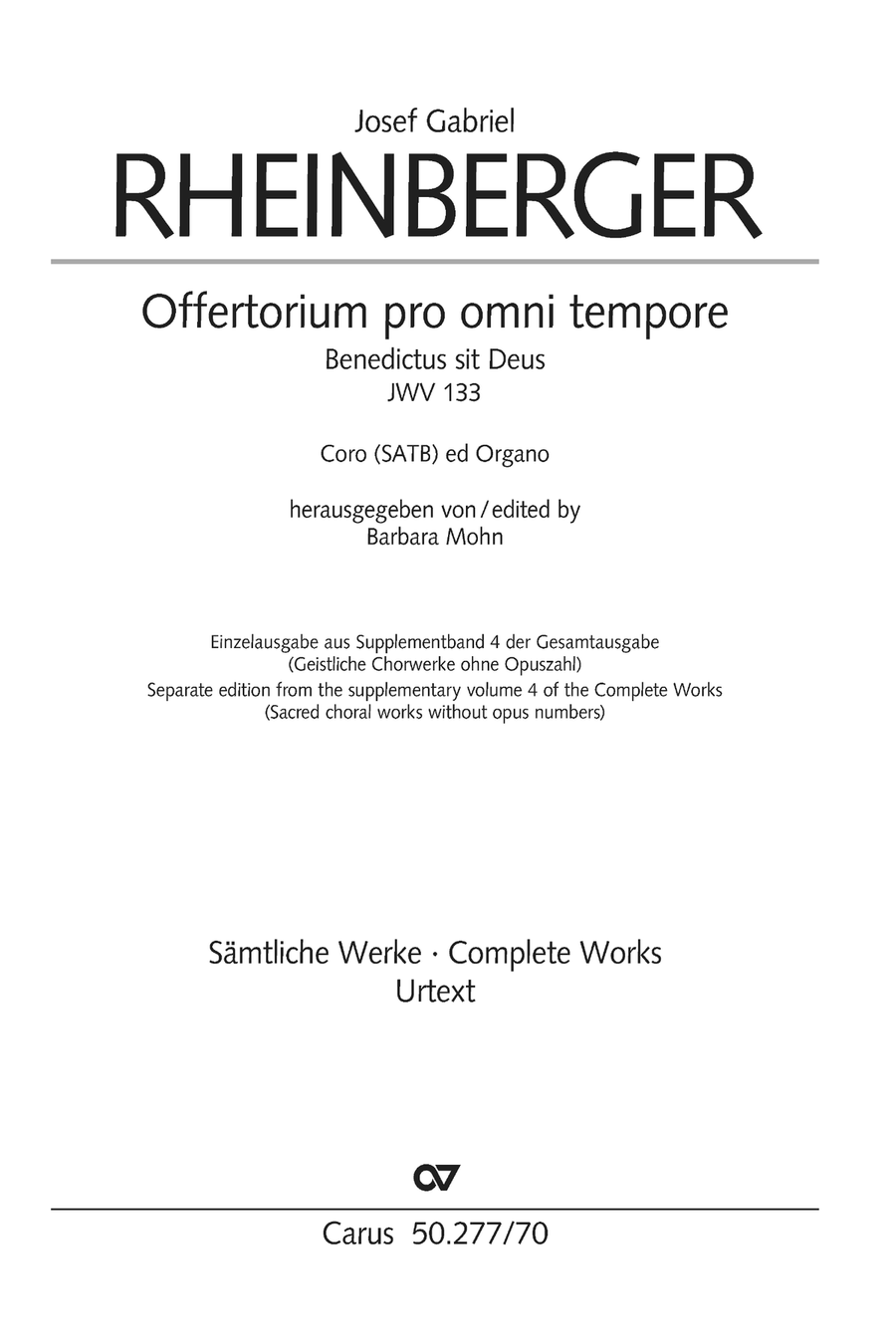 Offertorium pro omni tempore 4-Part scores gallery preview page 2