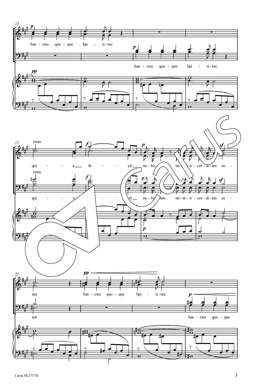 Offertorium pro omni tempore 4-Part scores gallery preview page 4
