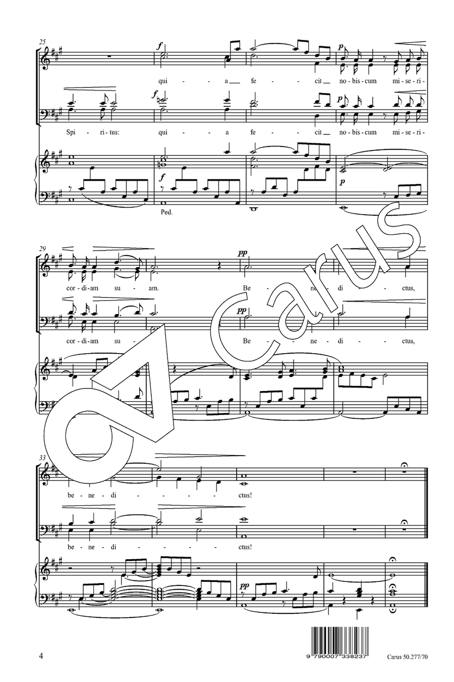 Offertorium pro omni tempore 4-Part scores gallery preview page 5