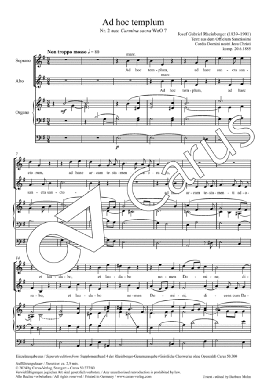 Ad hoc templum SA scores gallery preview page 2