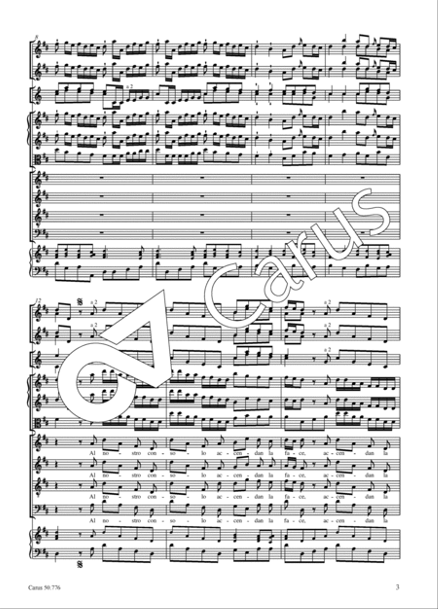 Al nostro consolo accendan la face 4-Part scores gallery preview page 4