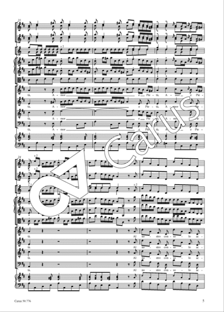 Al nostro consolo accendan la face 4-Part scores gallery preview page 6