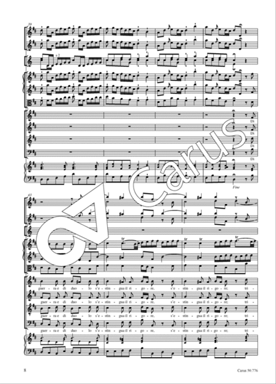 Al nostro consolo accendan la face 4-Part scores gallery preview page 9