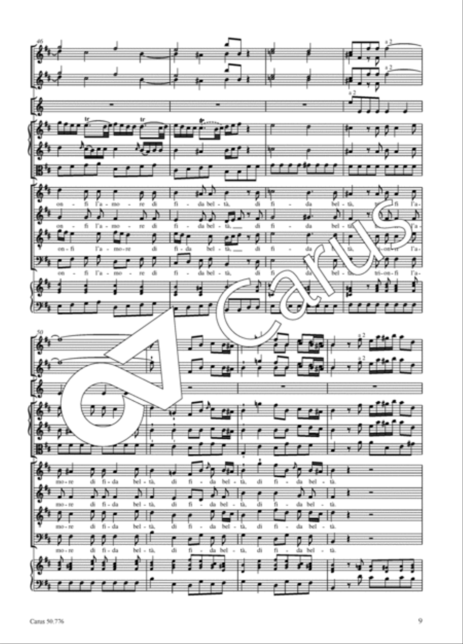 Al nostro consolo accendan la face 4-Part scores gallery preview page 10
