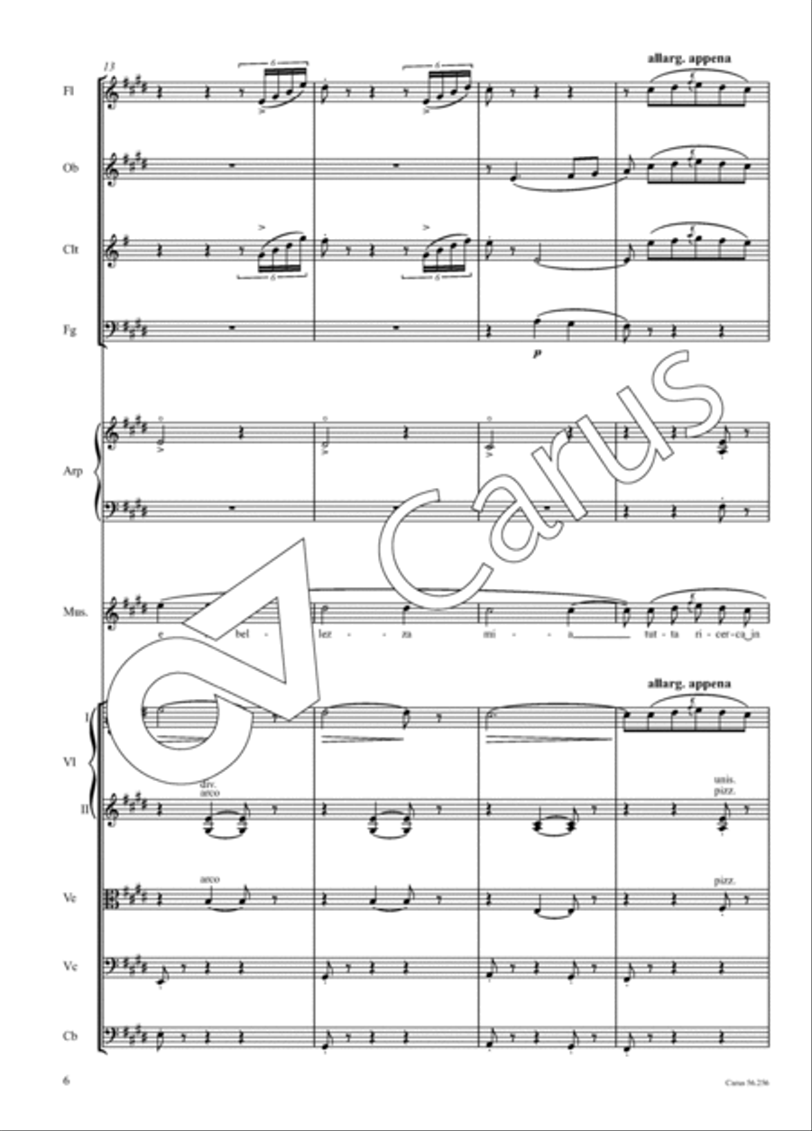 Quando me'n vo' Orchestra scores gallery preview page 7