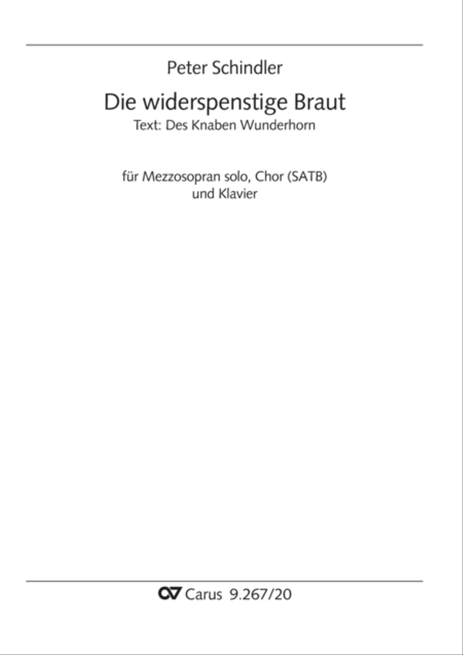 Die widerspenstige Braut 4-Part scores gallery preview page 2
