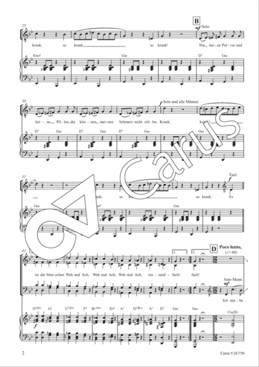 Es ist der Menschen Weh und Ach 4-Part scores gallery preview page 3