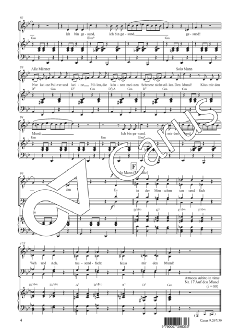 Es ist der Menschen Weh und Ach 4-Part scores gallery preview page 5