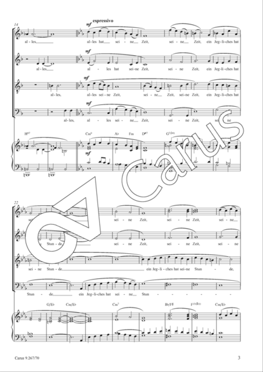 Alles hat seine Zeit Alles hat seine Zeit 4-Part scores gallery preview page 4