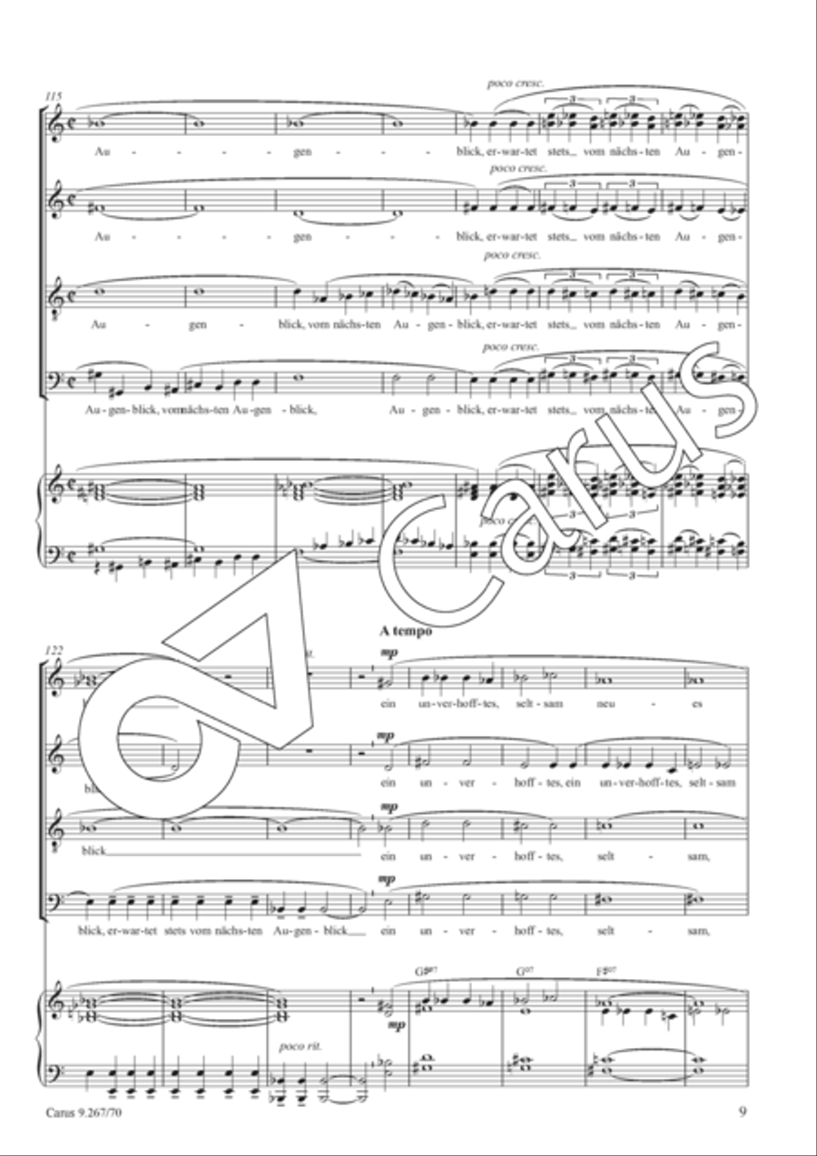 Alles hat seine Zeit Alles hat seine Zeit 4-Part scores gallery preview page 10