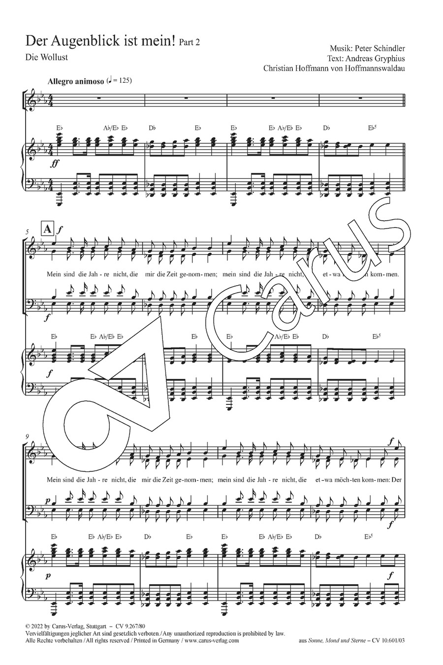 Der Augenblick ist mein! Part 2 4-Part scores gallery preview page 2