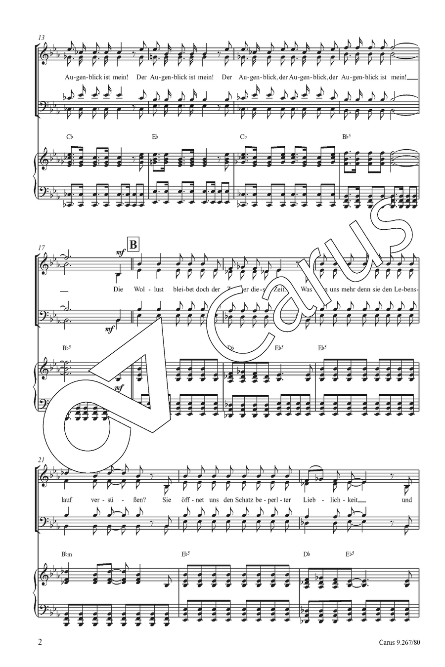 Der Augenblick ist mein! Part 2 4-Part scores gallery preview page 3