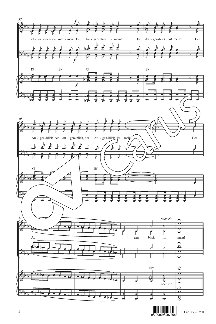 Der Augenblick ist mein! Part 2 4-Part scores gallery preview page 5
