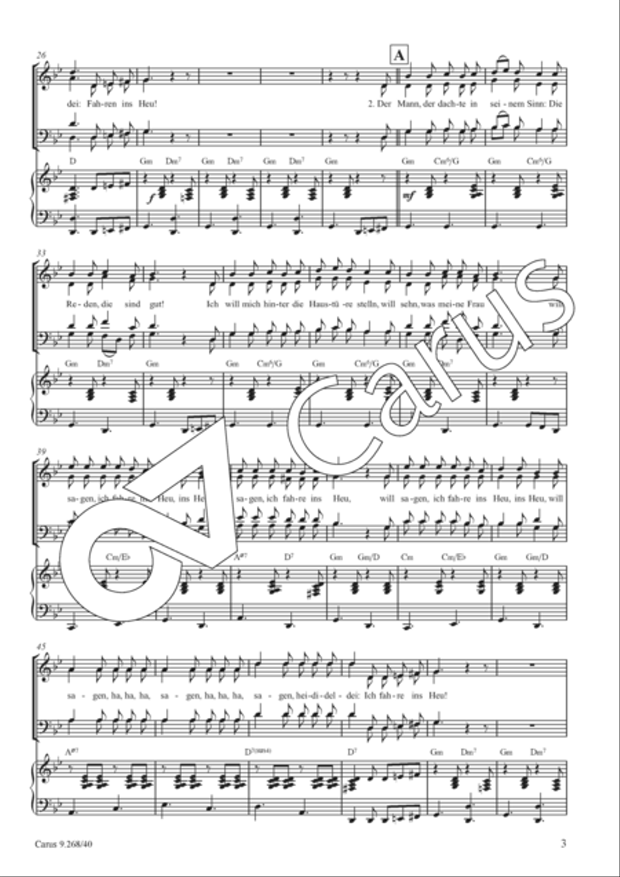 Lied beim Heuen Lied beim Heuen 4-Part scores gallery preview page 4