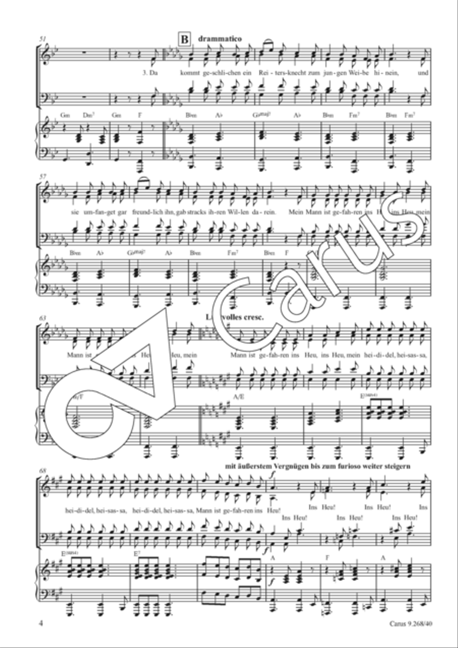 Lied beim Heuen Lied beim Heuen 4-Part scores gallery preview page 5