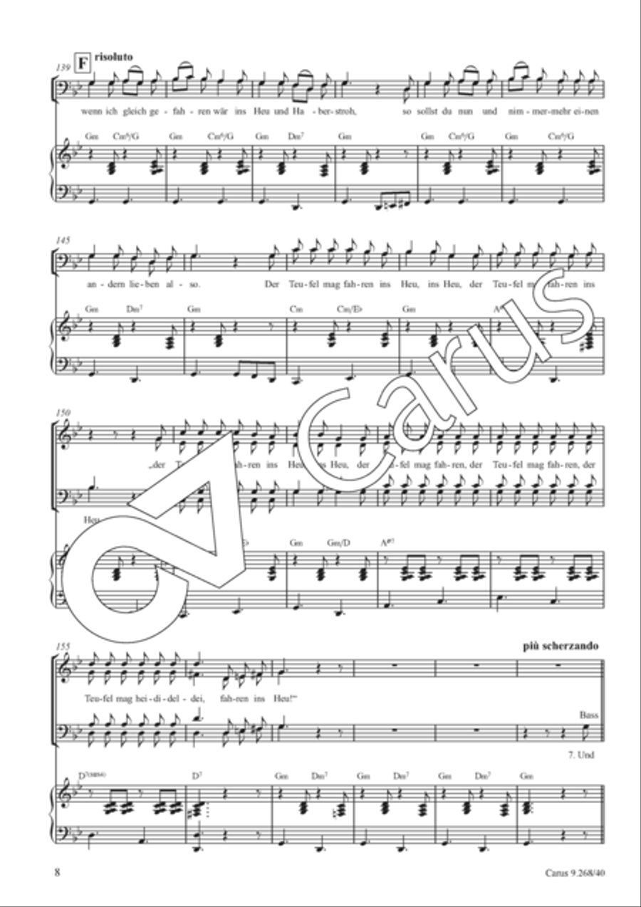 Lied beim Heuen Lied beim Heuen 4-Part scores gallery preview page 9