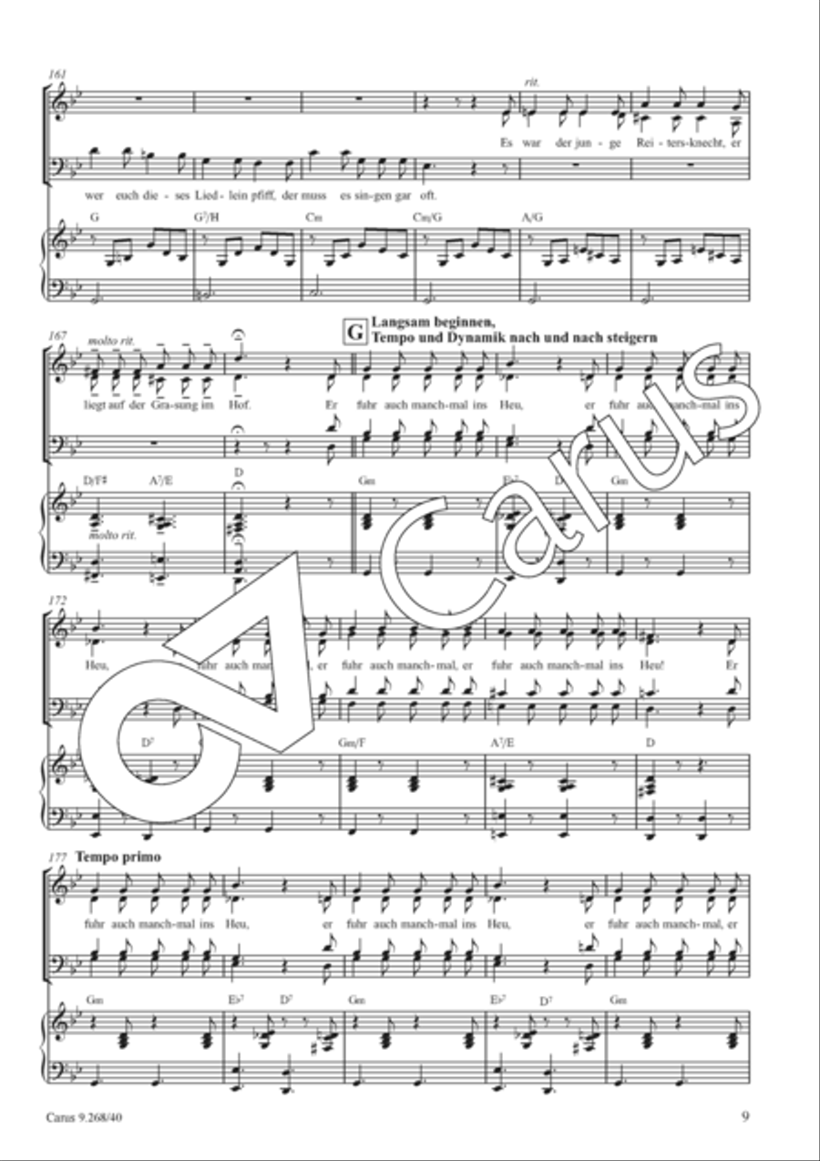 Lied beim Heuen Lied beim Heuen 4-Part scores gallery preview page 10
