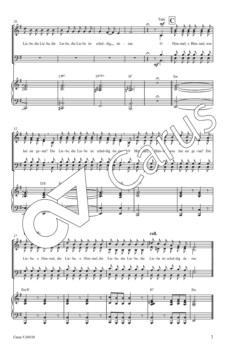 O Himmel, was hab ich getan 4-Part scores gallery preview page 4