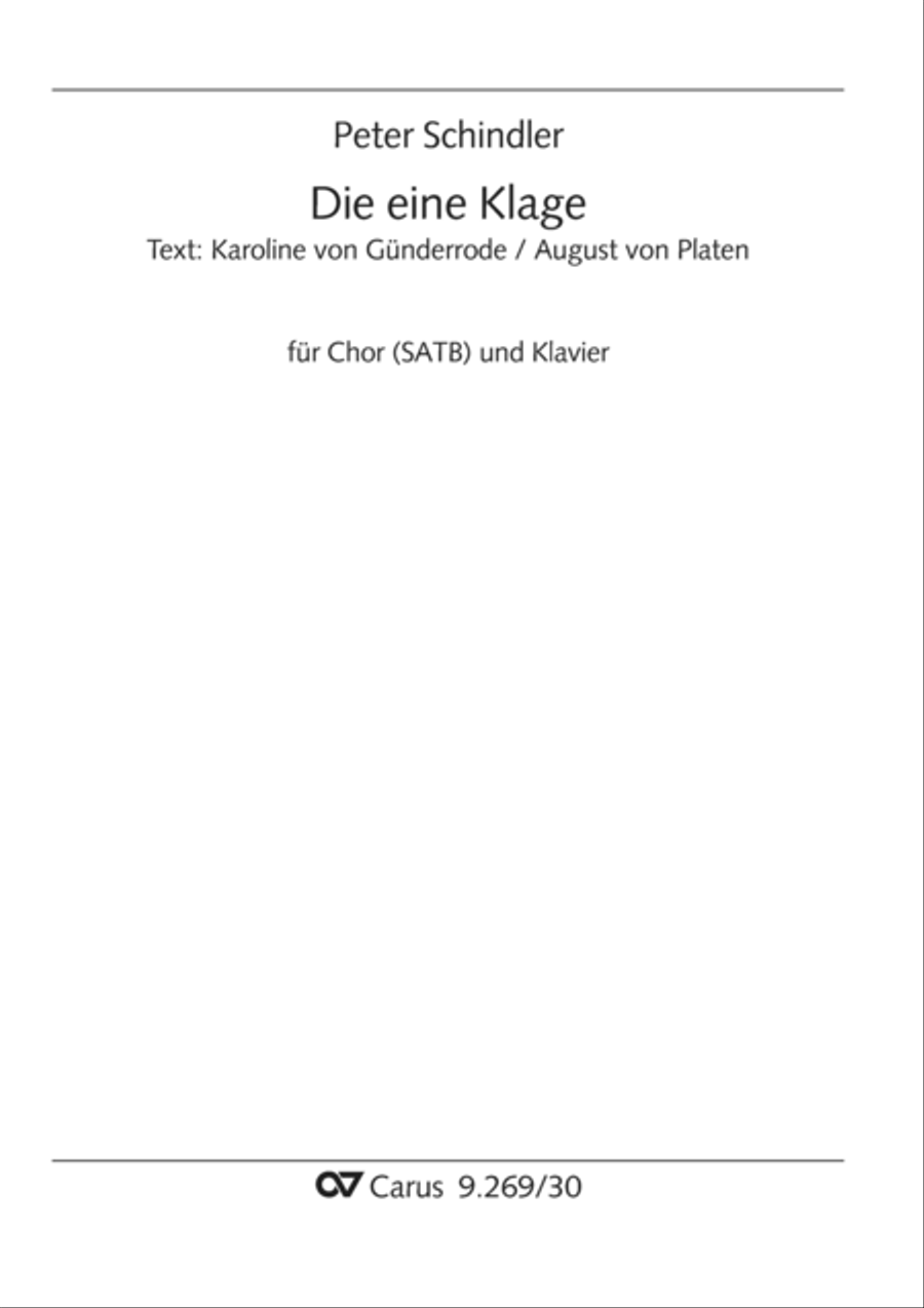 Die eine Klage Die eine Klage 4-Part scores gallery preview page 2