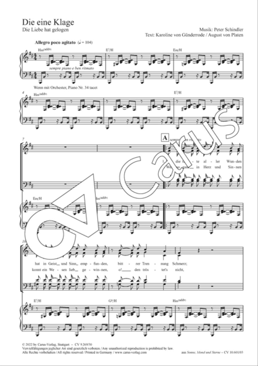 Die eine Klage Die eine Klage 4-Part scores gallery preview page 3
