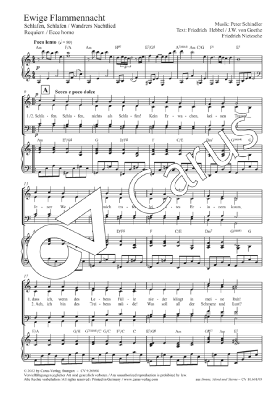 Ewige Flammennacht Ewige Flammennacht 4-Part scores gallery preview page 3