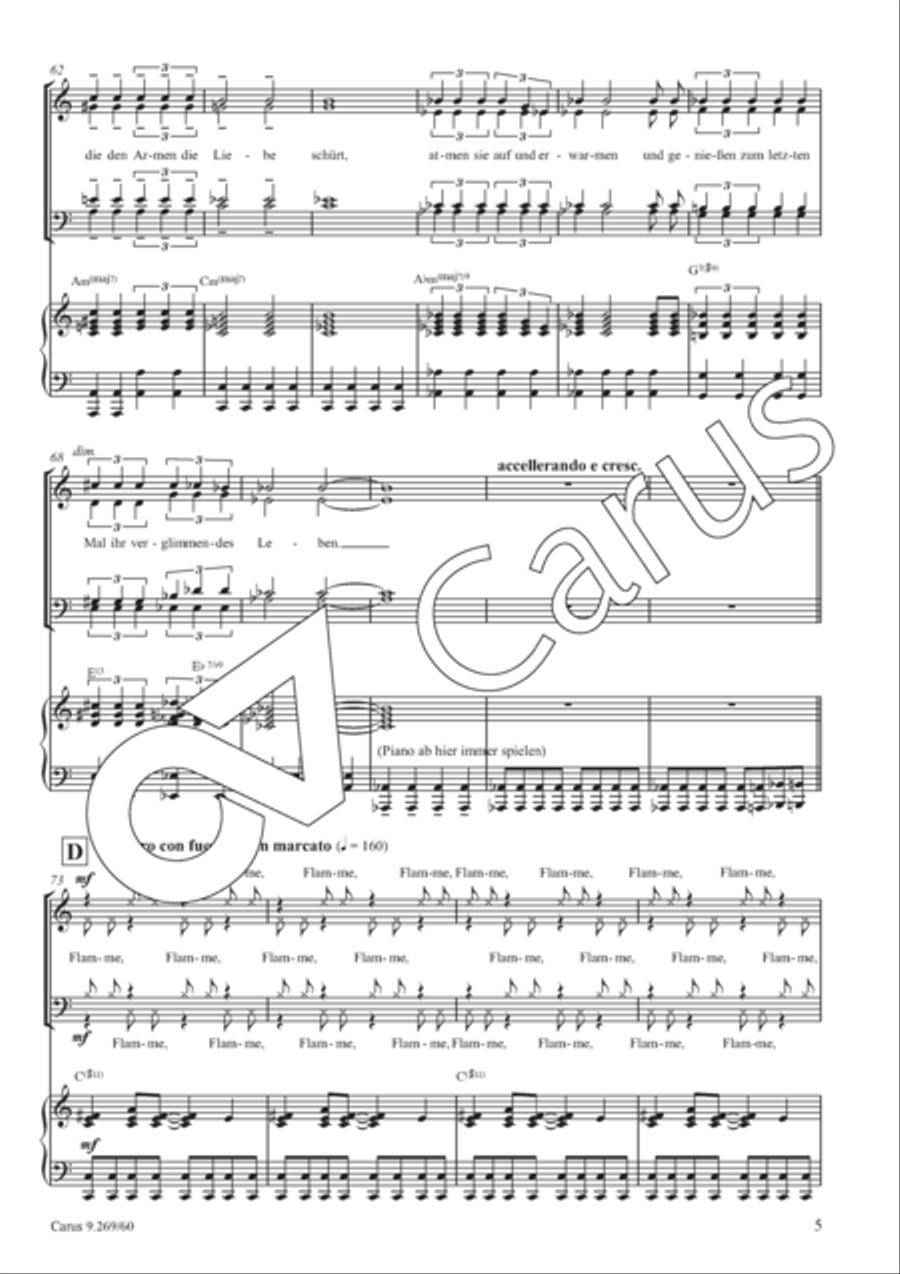 Ewige Flammennacht Ewige Flammennacht 4-Part scores gallery preview page 6